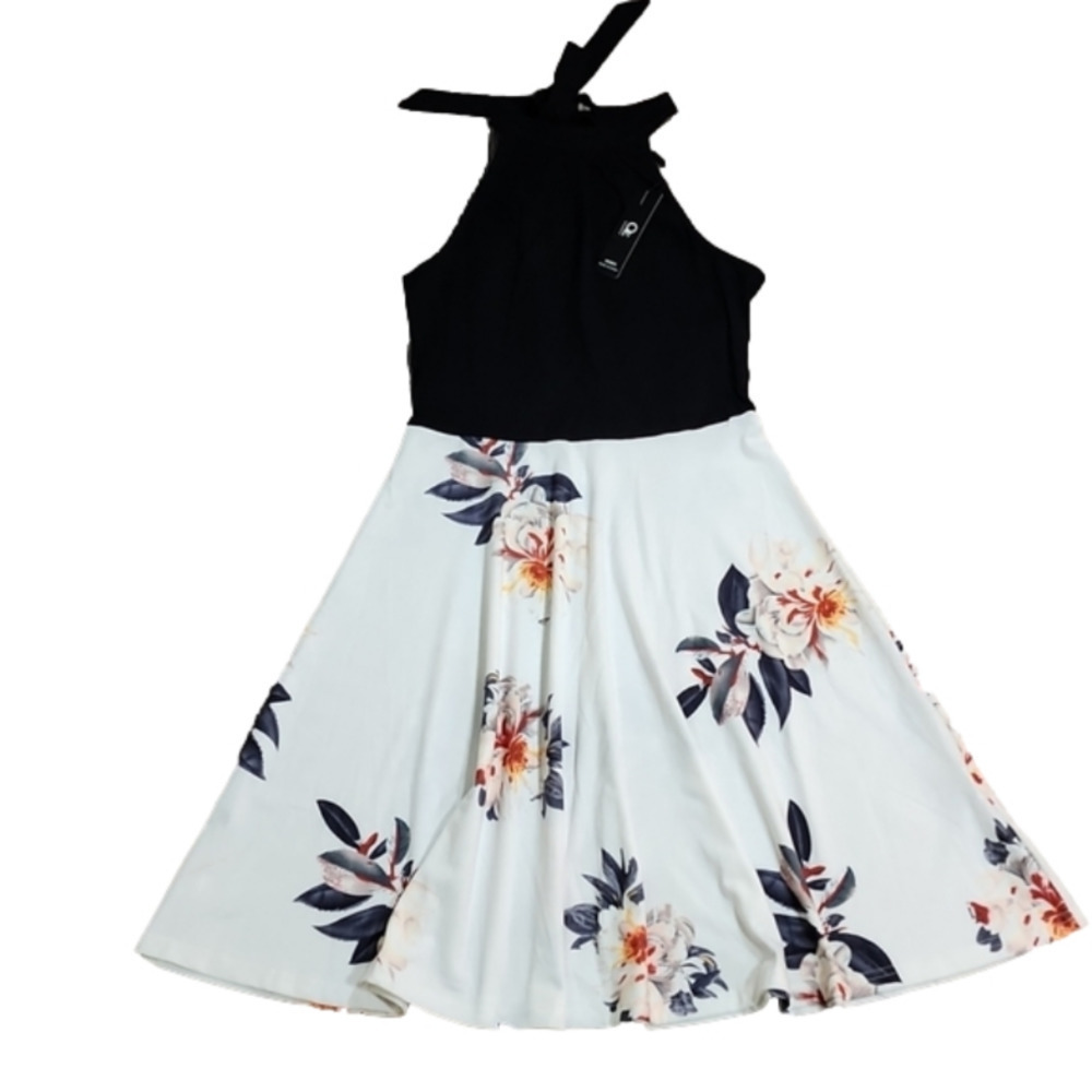 💛 Ouges medi dress size S cotton and spandex NWT - image 1